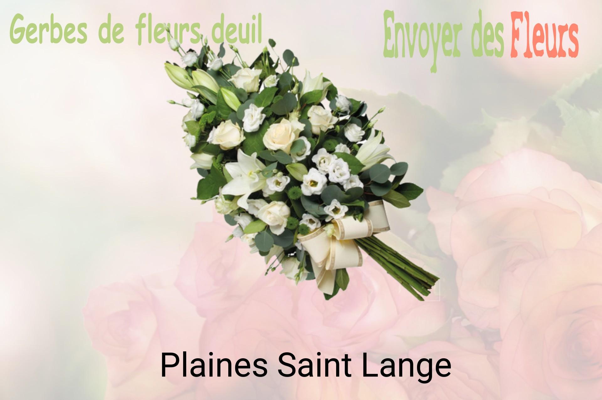Gerbe de fleurs de deuil livrée à Plaines-Saint-Lange